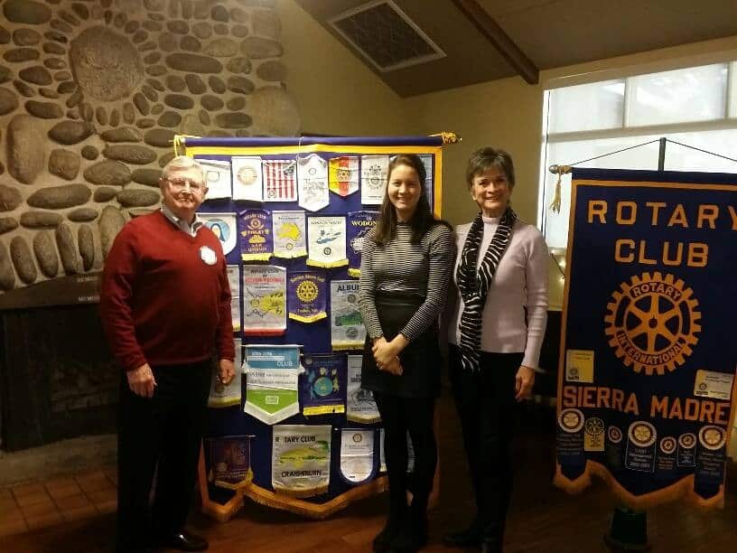 Larissa Phillips – Presentation to the Sierra Madre Rotary Club